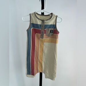 Rags toddler multicolored romper size 2T